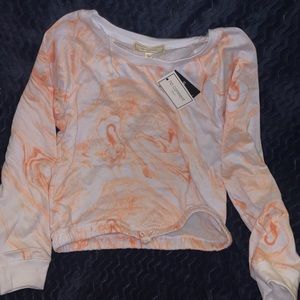 NWT Cropped long sleeve